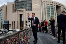 Ekrem Imamoglu, then Istanbul’s mayor, in the city last year. The police arrested him in March citing allegations of corruption, which he denies.Credit...Dilara Senkaya/Reuters
