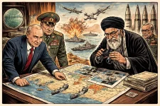 يقول مسؤولون إن روسيا تزوّد إيران بمعلومات استخباراتية لاستهداف القوات الأمريكية.